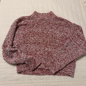 Blush & Bloom Mock Neck Sweater